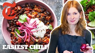 Easy 30Minute Vegetarian Chili  Melissa Clark  NYT Cooking [upl. by Owen]