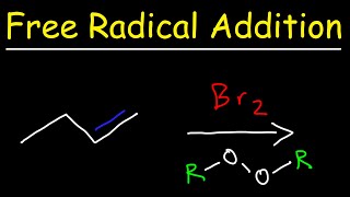 Alkene  HBR  ROOR  Reaction Mechanism [upl. by Clementi303]