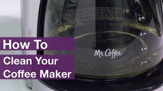 How to Clean Mr Coffee® Coffee Makers [upl. by Nomrah]