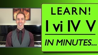 I vi IV V Easy And Fun Chord Progression Tutorial [upl. by Deland]