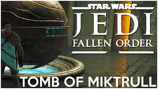 How to Complete TOMB OF MIKTRULL Puzzle Guide  Star Wars Jedi Fallen Order Tips [upl. by Virgin]