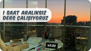 1 Saat Aralıksız Ders Çalış  Gün Batımı ve Motivasyon Artırıcı Müziklerle ✍🏻 [upl. by Dolley118]