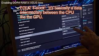 Enabling Memory in an ASUS bios enabling RAMDDR4 [upl. by Okiram]