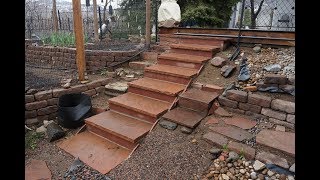 How to build flagstone steps [upl. by Pisarik]