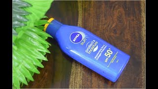 Nivea Sun Protect And Moisture SPF 50 Review  Nivea Sunscreen Lotion  Beauty Express [upl. by Wolfson]