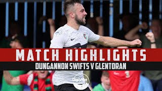 Dungannon Swifts vs Glentoran  28th August 2021 23 [upl. by Henebry]