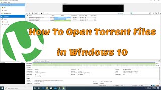 How To Open Torrent Files in Windows 10 [upl. by Mona]