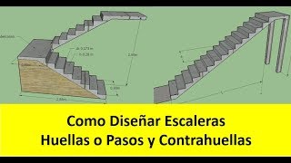 ¿Cómo Diseñar Una Escalera  Vea las Pautas de Diseño [upl. by Oisangi]