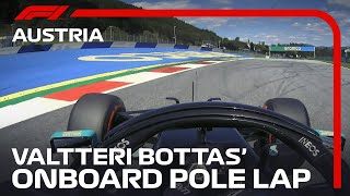 Valtteri Bottas Pole Lap  2020 Austrian Grand Prix  Pirelli [upl. by Edgard]