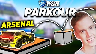 I CHALLENGED ARSENAL TO PARKOUR BLIND [upl. by Janka]