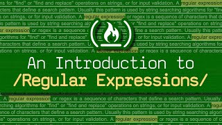 Learn Regular Expressions Regex  Crash Course for Beginners [upl. by Andrien127]