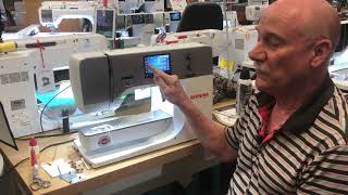 Bernina Jeff 770 QE 790 July 2021 UPDATE features new How to Clean the thread catcher procedure [upl. by Siloum]