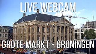 live webcam  Grote Markt  Groningen  the Netherlands [upl. by Migeon529]