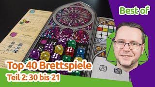 Die 40 besten TopBrettspiele aller Zeiten Teil 2 3021  staygeeky [upl. by Ahsiloc]