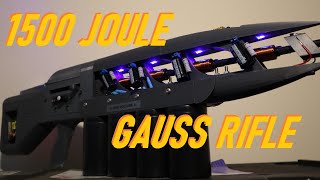 My 15KJ HomeBuilt Gauss Rifle [upl. by Liu]