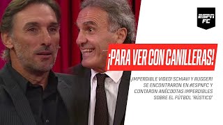 ¡IMPERDIBLE Ruggeri Schiavi y los secretos del fútbol rústico en ESPNFC [upl. by Alo736]