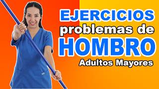 Ejercicios para problemas de HOMBRO en Adultos Mayores [upl. by Oelc]