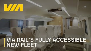 VIA Rails fully accessible new fleet [upl. by Dihaz515]