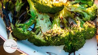 Grilled Broccoli Recipe  How To Grill Moist Perfectly Cooked Broccoli [upl. by Onirefes142]