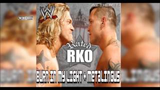 WWE quotMetalingus  Burn In My Lightquot Rated RKO Theme Song  AE Arena Effect [upl. by Bekha]