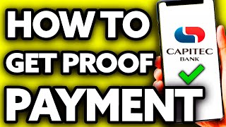 How To Get Proof of Payment from Capitec App EASY [upl. by Sverre693]