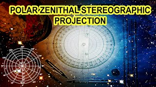 Polar Zenithal Stereographic Projection  Sanjib Mandal SanGeotics [upl. by Nosidam]