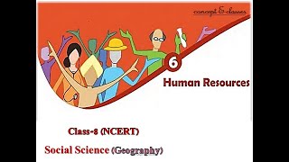 Class 8Social Science Geography Chapter 6 HUMAN RESOURCES [upl. by Atekin641]