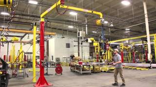 Articulating Jib Crane Performance  Givens Engineering [upl. by Burns670]