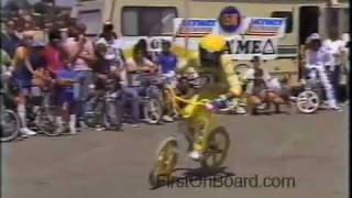 Eddie Fiola 1984 Old School BMX Huntington Beach California [upl. by Llatsyrc533]