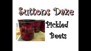 How I Pickle Beets  Canning Pickled Beets [upl. by Tema]