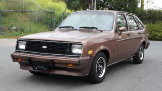 85 Chevrolet Chevette 1 Owner 23k orig miles 4 cyl chevy [upl. by Monney]