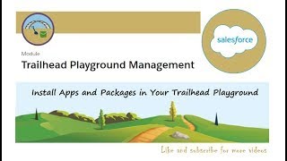 Trailhead Playground Management  In Hindi  Install Apps amp Packages in Trailhead Playground [upl. by Nylatsyrc]