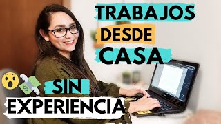 3 IDEAS PARA TRABAJAR DESDE CASA en USA o DESDE TU PAÍS que NO requieren Experiencia [upl. by Leland]