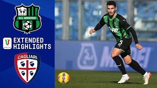 Sassuolo vs Cagliari Extended Highlights  Coppa Italia Frecciarossa  CBS Sports Golazo [upl. by Lehet]