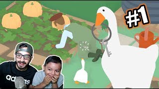 Molestando al Vecino  Untitled Goose Game  Juegos Karim Juega [upl. by Norod]