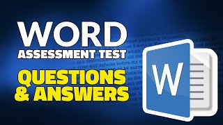 Word Assessment Test Questions and Answers Asked Today [upl. by Blythe]