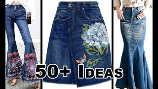 50 Genius Ways to Upcycle Your Jeans for a New Wardrobe [upl. by Anitroc]