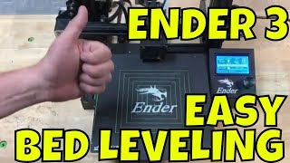 Creality Ender 3 Easy Way To Level Your Bed [upl. by Laehplar]