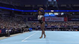 Simone Biles  Floor Exercise  2021 US Gymnastics Championships  Senior Women Day 2 [upl. by Aubrie]