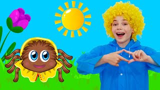 Itsy Bitsy Spider  Nursery Rhymes amp Kids Songs  Nick and Poli [upl. by Carter280]