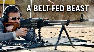 PKM Machine Gun a belt fed beast [upl. by Sayce877]