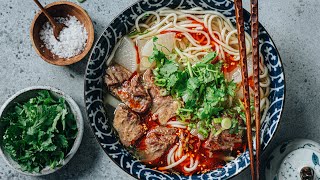 Lanzhou Beef Noodle Soup 兰州拉面 Recipe [upl. by Ennaoj510]