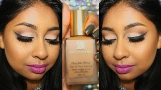 Estee Lauder Double Wear Foundation Review [upl. by Nerrad]