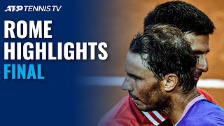 Novak Djokovic vs Rafael Nadal  Rome 2021 Final Highlights [upl. by Aillicirp]