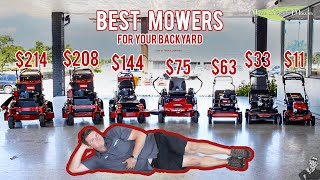 Toro Backyard Mowers  Reviewing ALL mowers that fit in your backyard [upl. by Sunda]