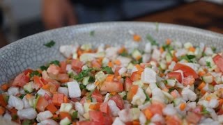 How To Make Ceviche Extended  Carlitos Cooking Adventures [upl. by Samoht357]