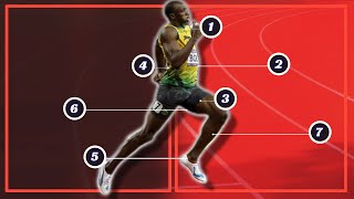 Usain Bolt Running Technique How to Run Faster [upl. by Ivers]