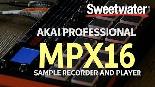 AKAI Professional MPX16 Sample RecorderPlayer — Daniel Fisher [upl. by Gnouhp259]