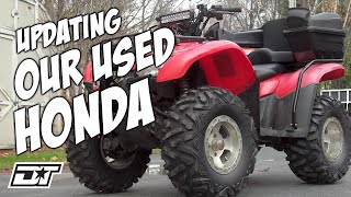 Accessorizing A Used Honda FourTrax Rancher ES ATV [upl. by Doelling903]