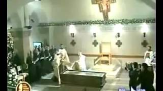 Padre Pio  open Coffin [upl. by Lienet]